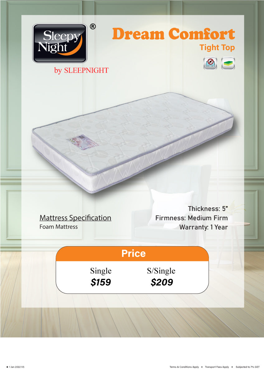 Sleepynight Dream Comfort Eco Foam Mattress